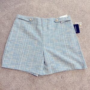 Plaid Tweed Type Shorts